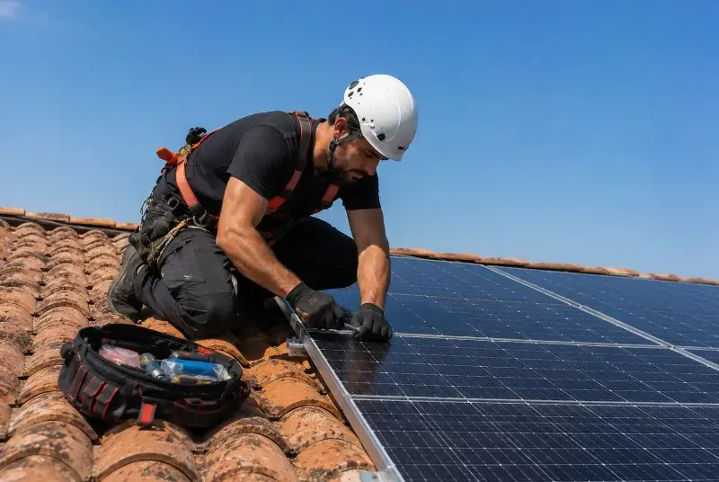 Maintenance et monitoring de panneaux solaires à Monségur