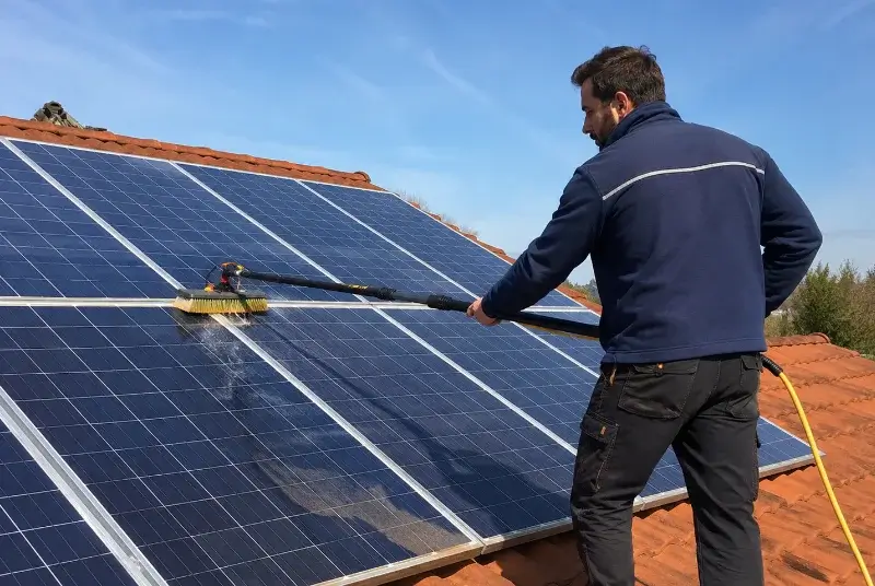 Nettoyage et entretien de panneaux solaires à Monségur