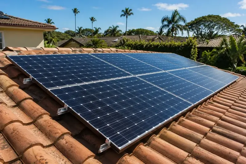 Installation de panneaux solaires à Monségur